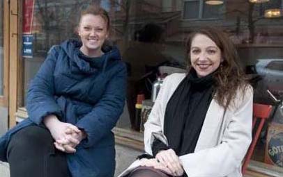 Thora L Norgård, producent och Malin Axelsson, konstnärlig ledare Ung Scen/öst